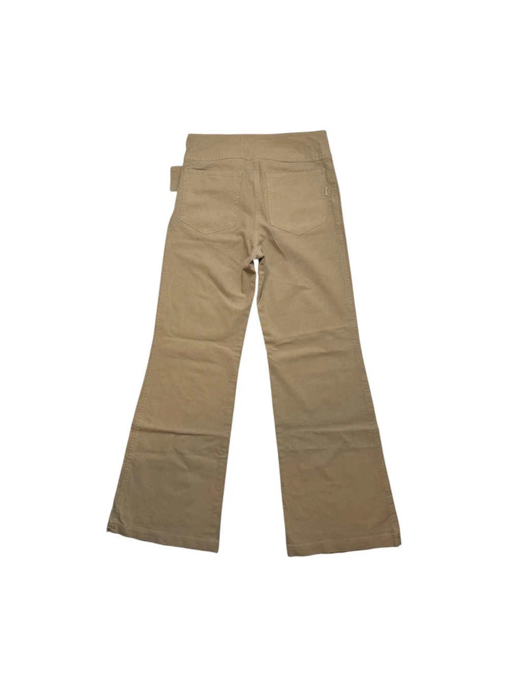 Cop Copine Y2K Sand Low Rise Flare Pants Belted Waist - Picture 3 of 9